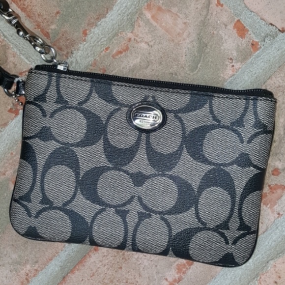 Coach Handbags - Coach Signature Wristlet.
